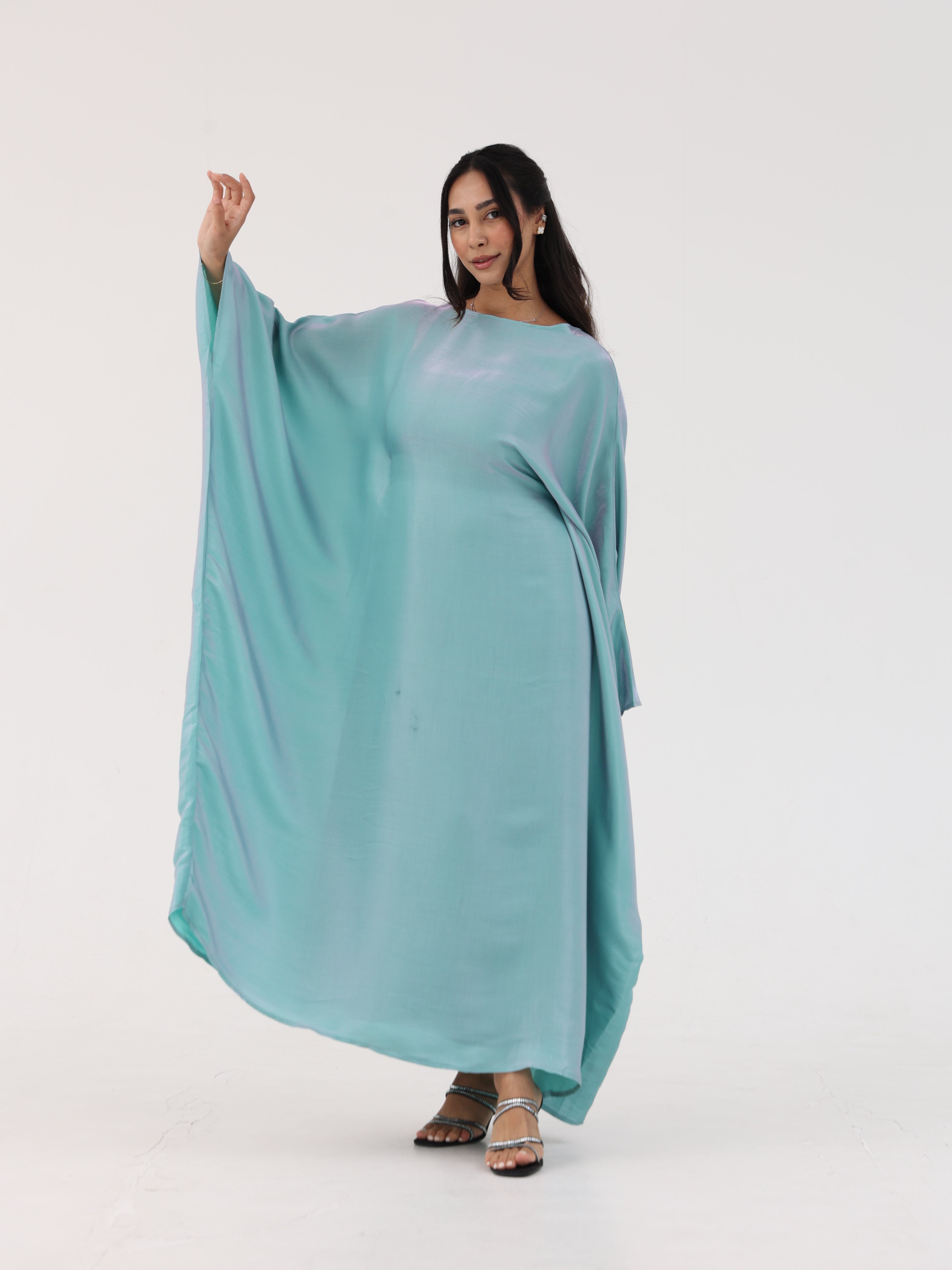 Abaya Satine Rym Blue