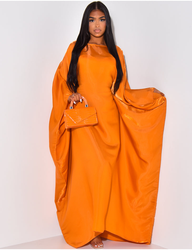 Abaya Satine Rym Orange