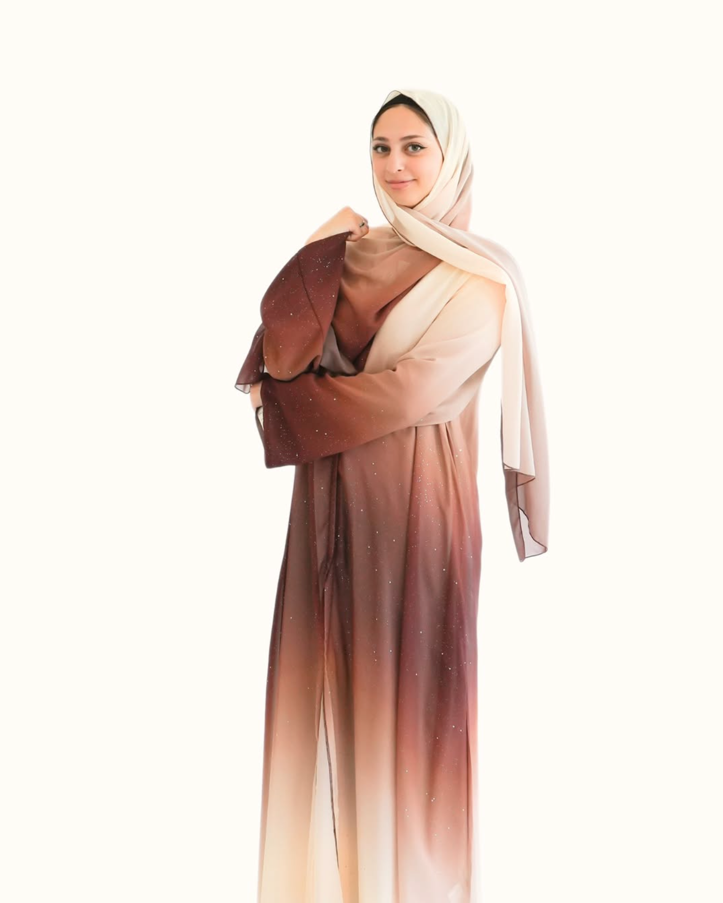 Kimono Abaya Shaïna with Scarf