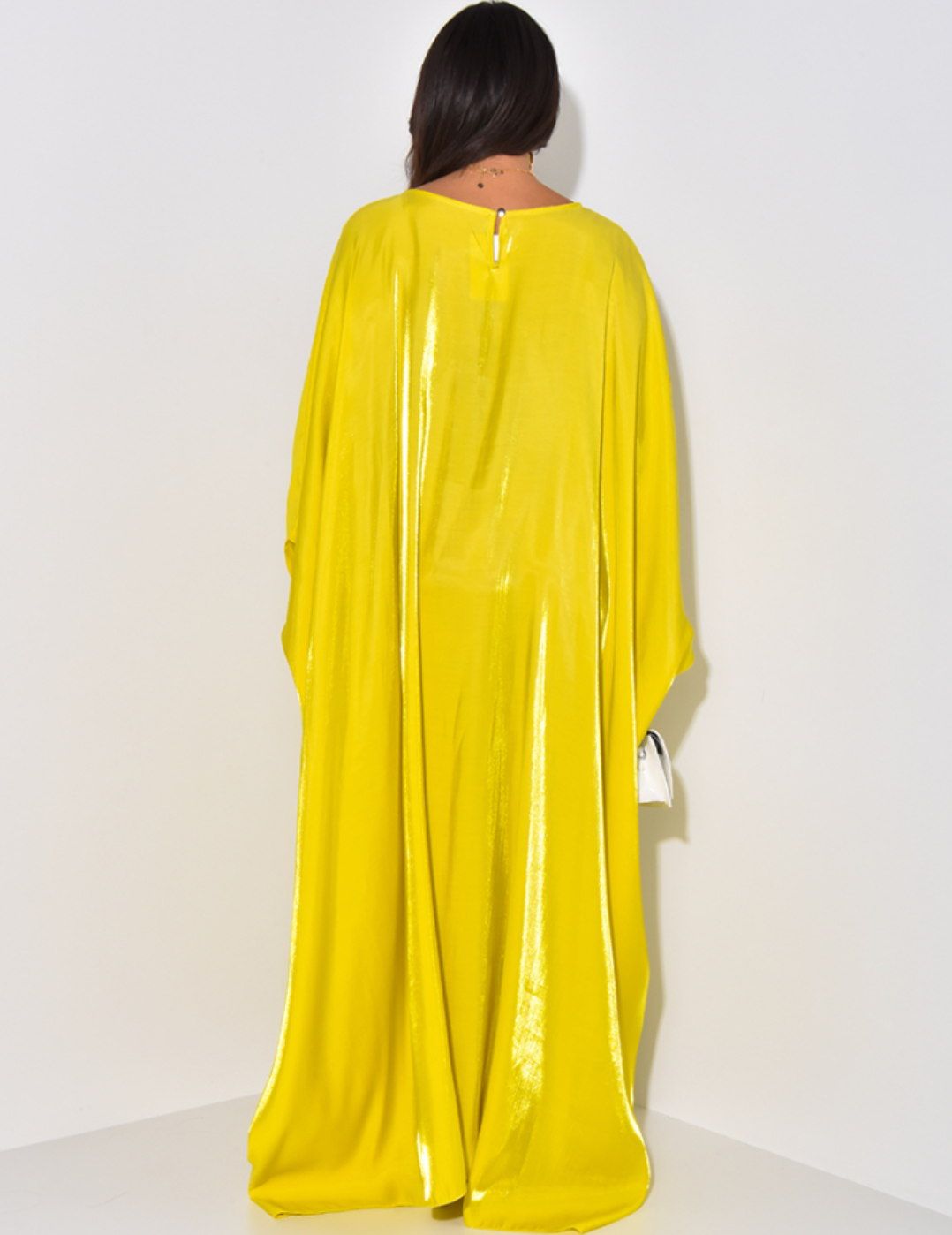 Abaya Satine Rym Yellow