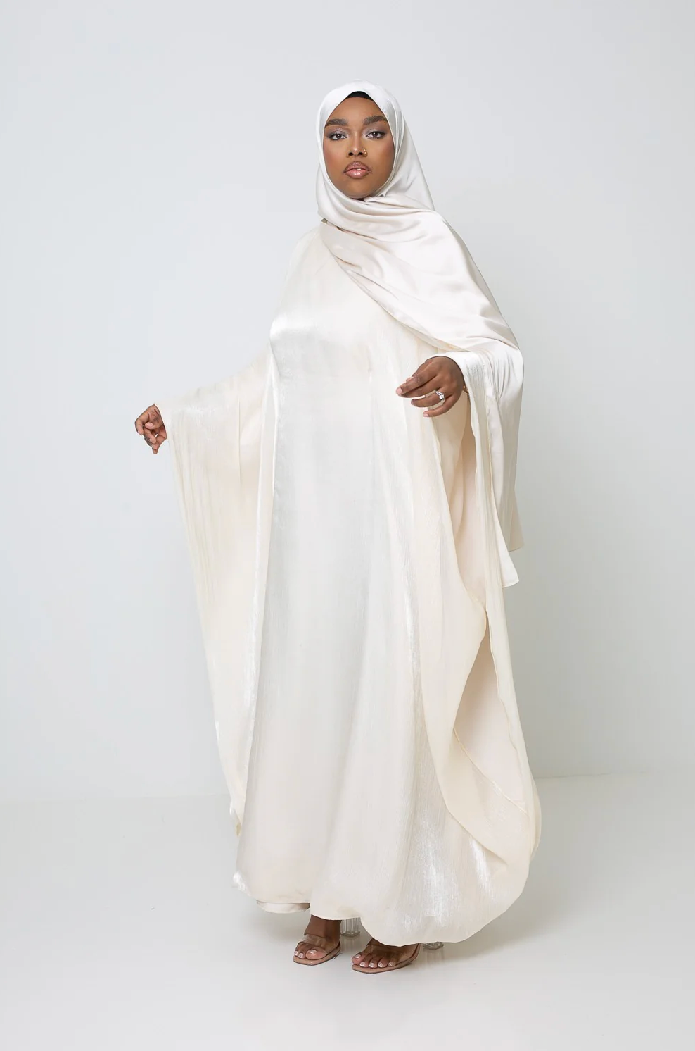 Abaya Satine Rym Beige