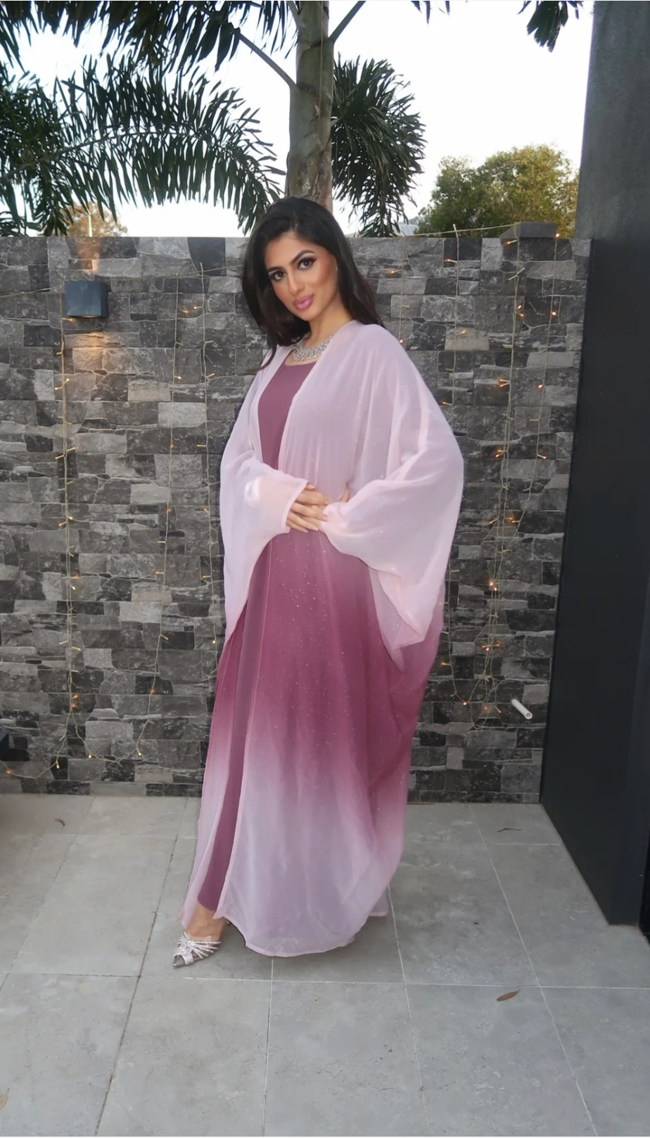 Kimono Abaya Shaïna with Scarf