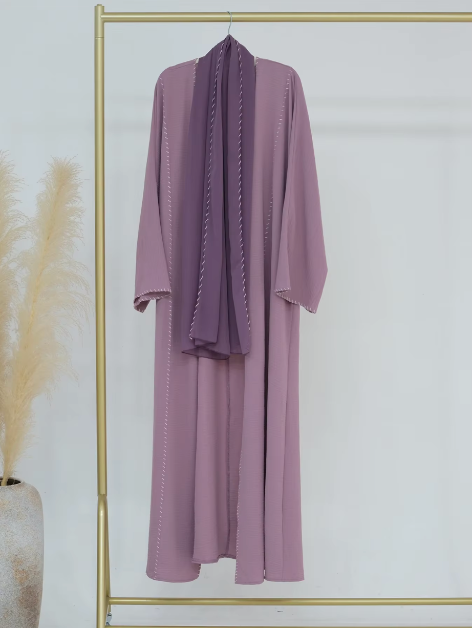 Abaya Kimono Melek with Scarf