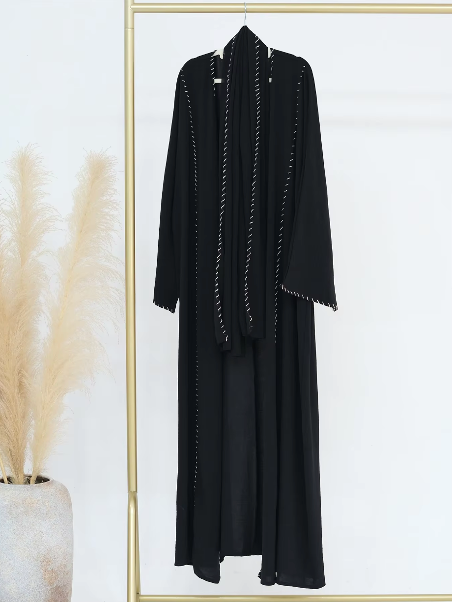 Abaya Kimono Melek with Scarf