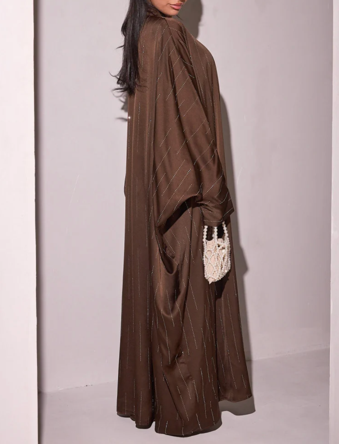 Abaya Satiné Nesma