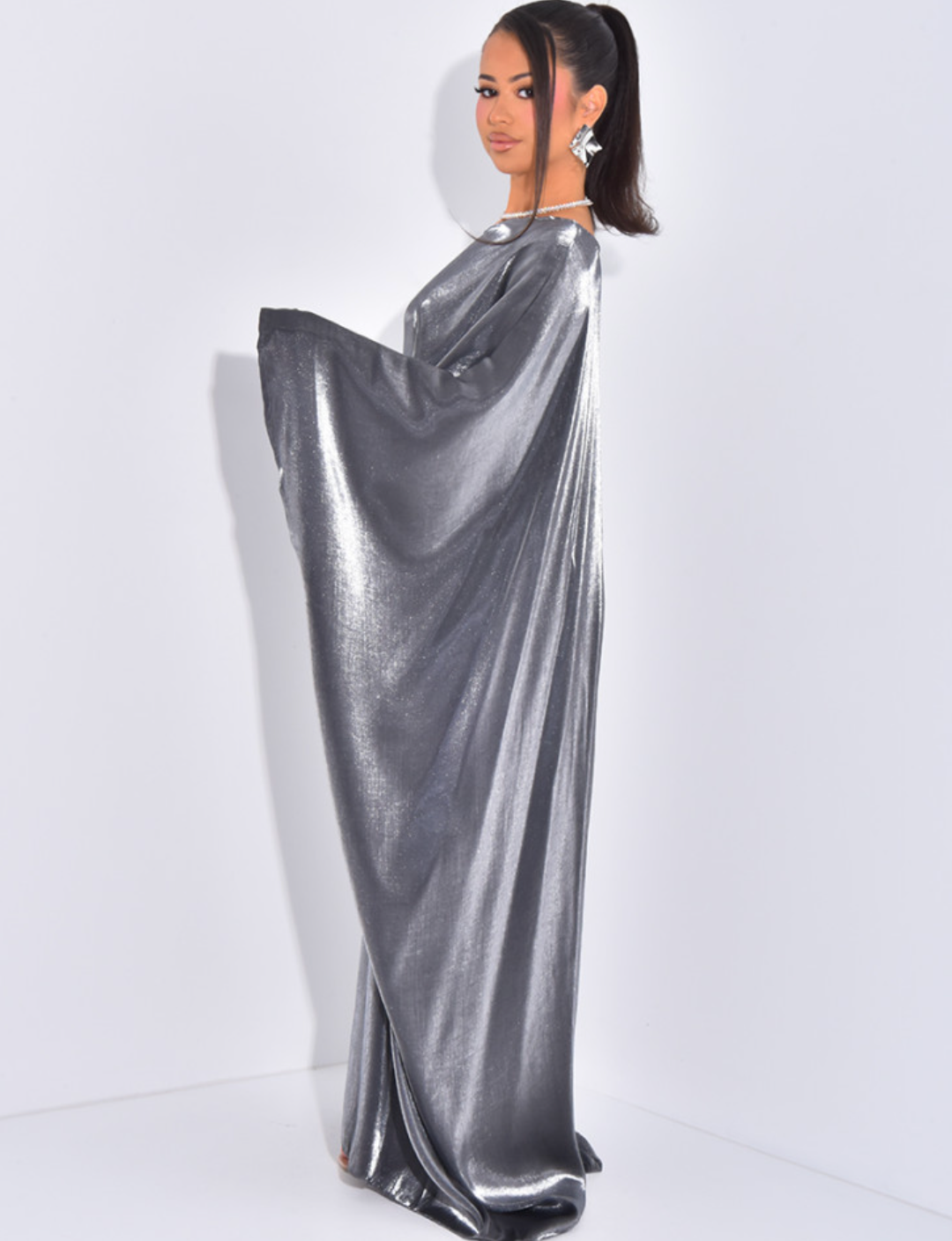 Abaya Satine Rym Grey