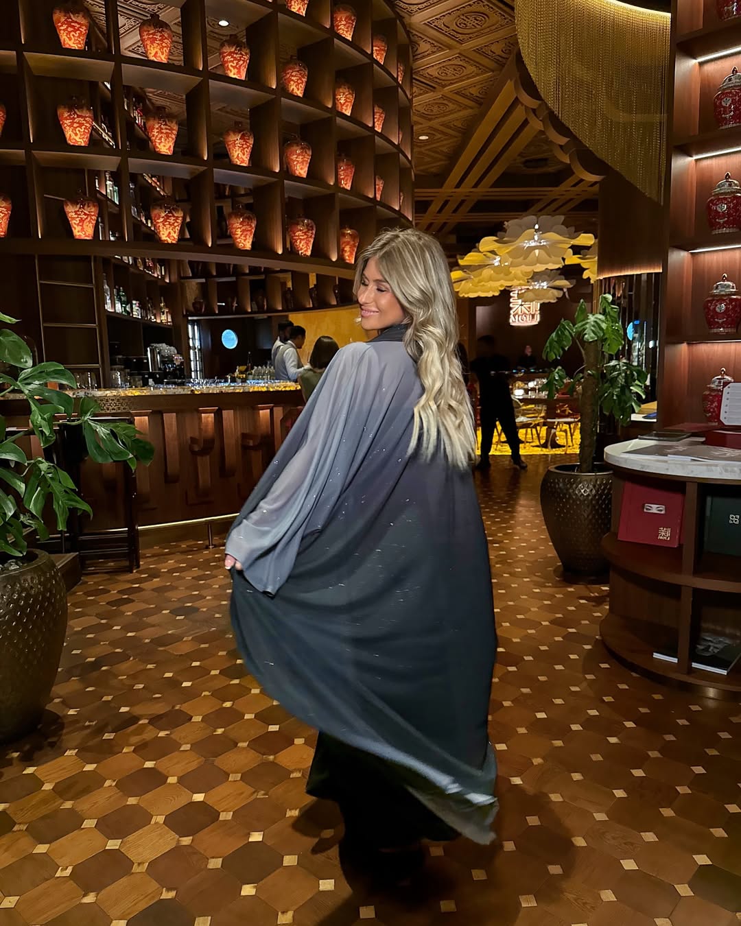 Kimono Abaya Shaïna with Scarf