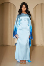 Abaya Farah Princess Blue