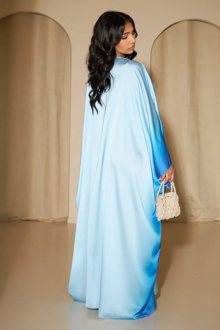Abaya Farah Princess Blue