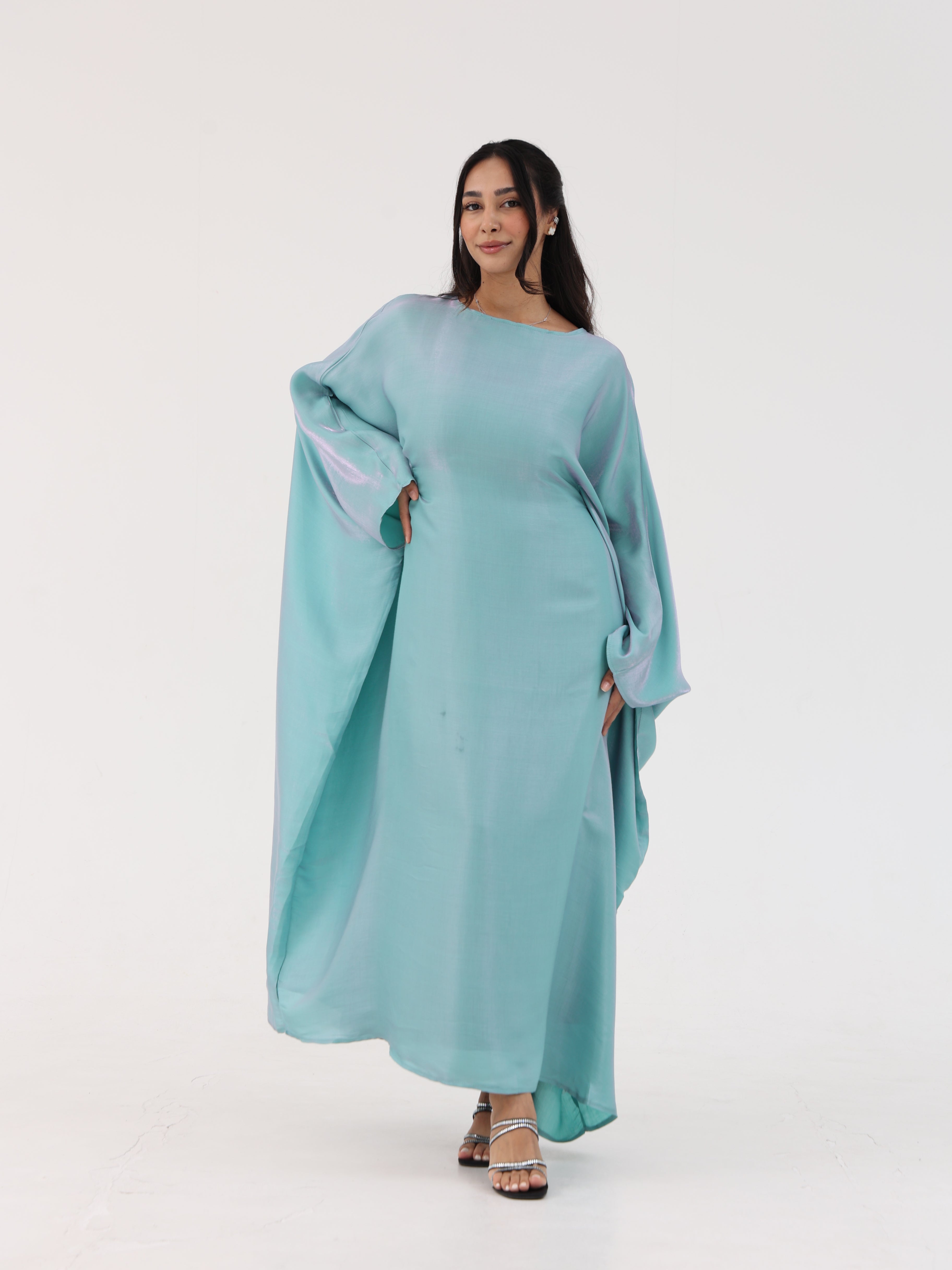 Abaya Satine Rym Blue