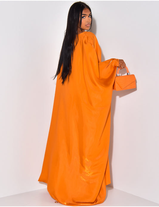 Abaya Satine Rym Orange