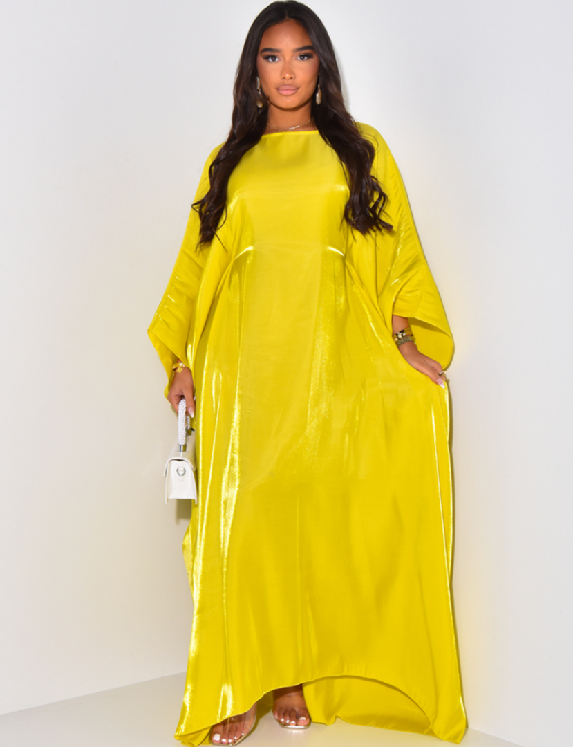 Abaya Satine Rym Yellow
