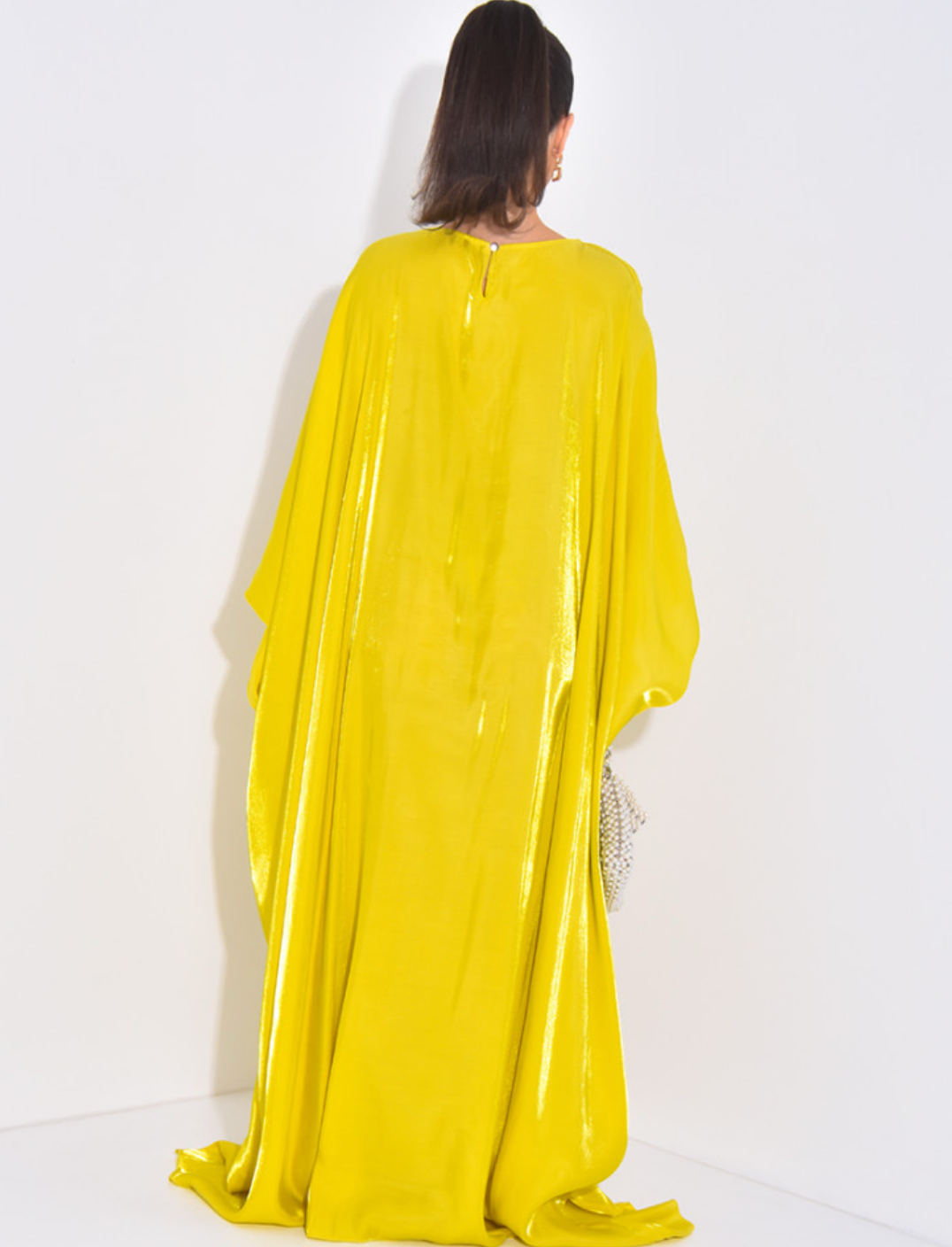 Abaya Satine Rym Yellow