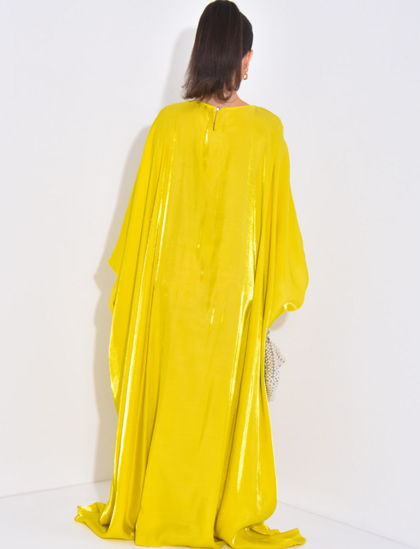 Abaya Satine Rym Yellow