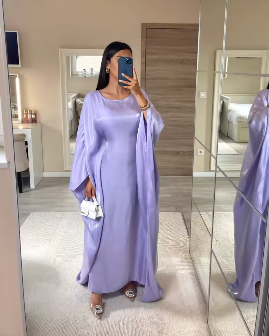 Abaya Satine Rym Purple