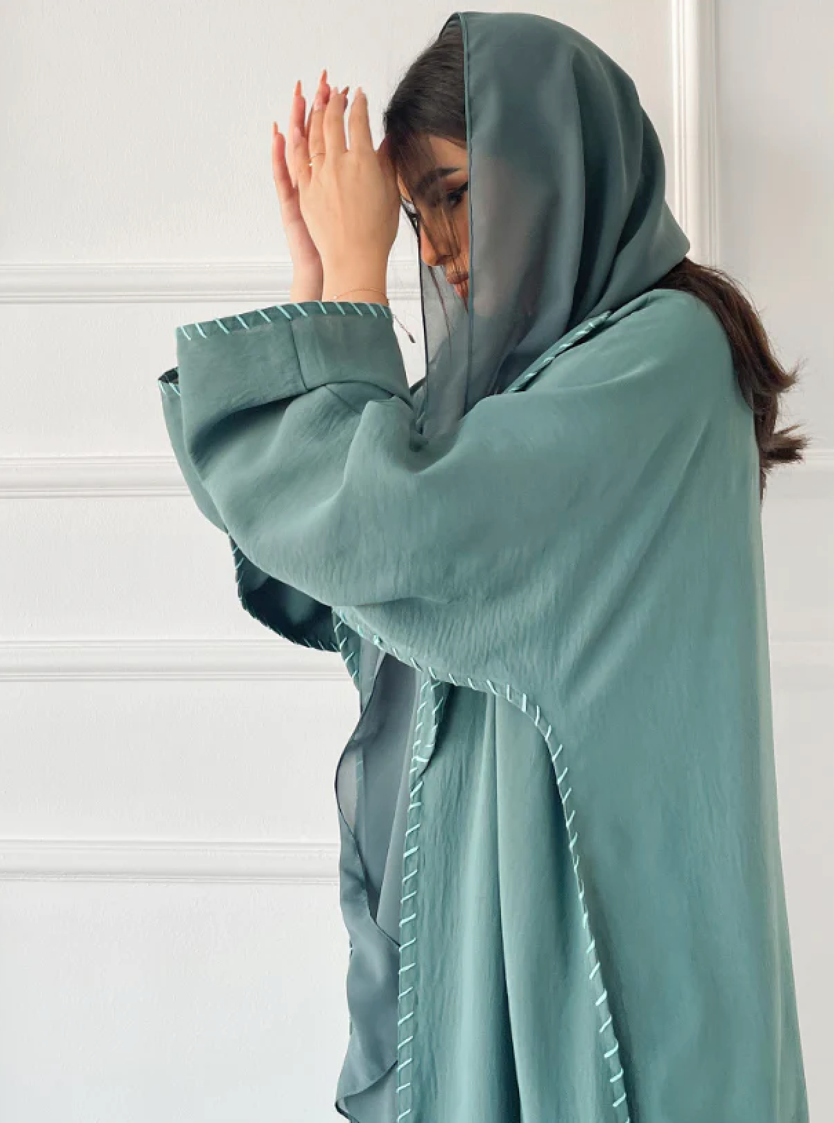 Abaya Kimono Melek with Scarf