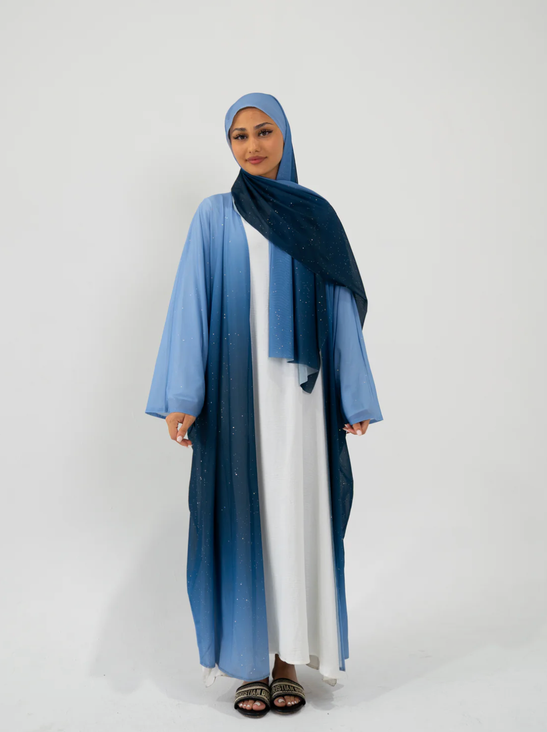 Kimono Abaya Shaïna with Scarf