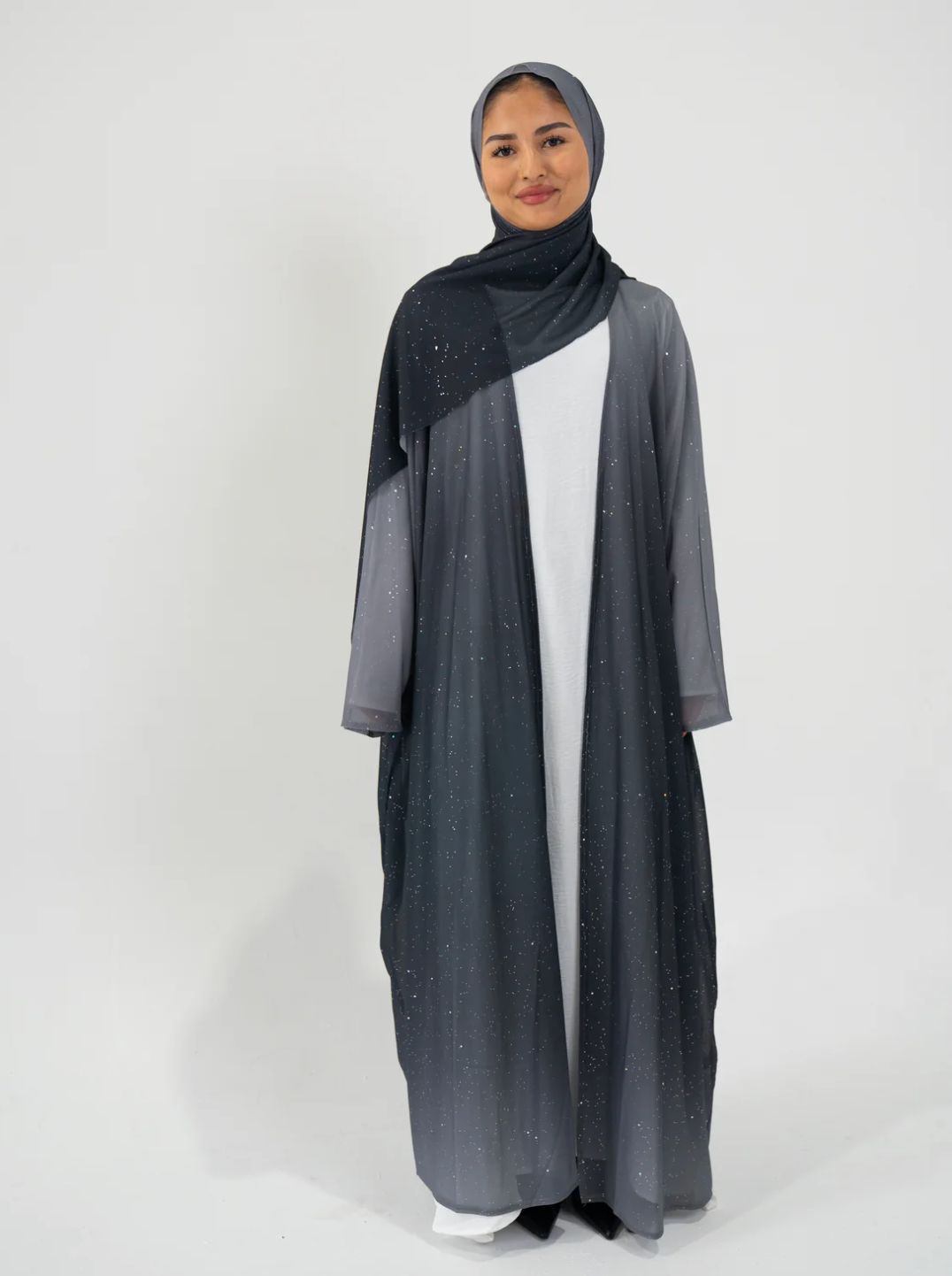 Kimono Abaya Shaïna with Scarf