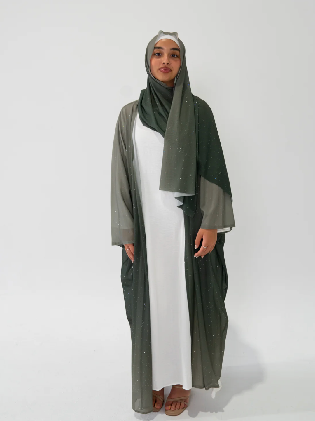 Kimono Abaya Shaïna with Scarf