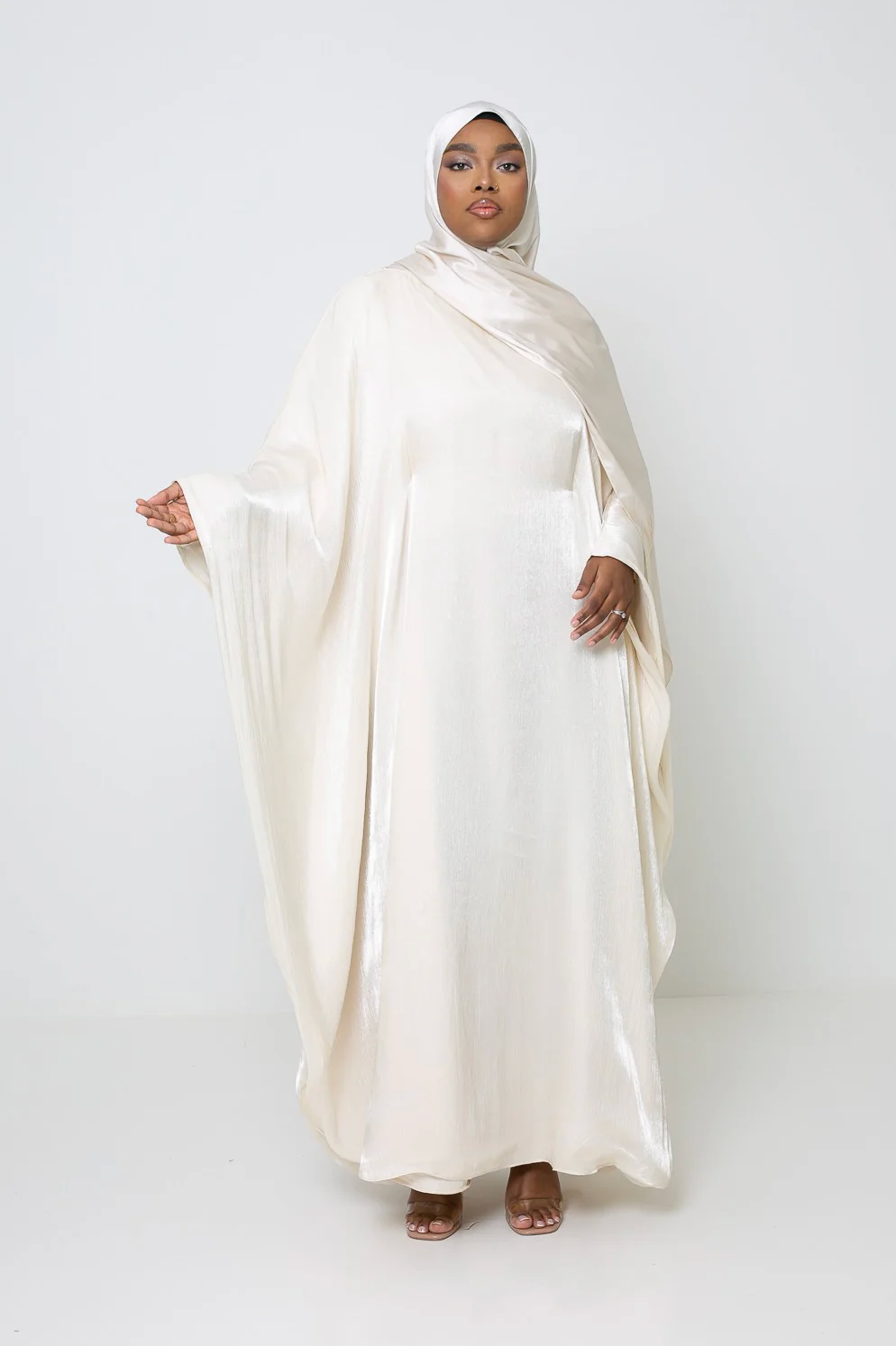 Abaya Satine Rym Beige
