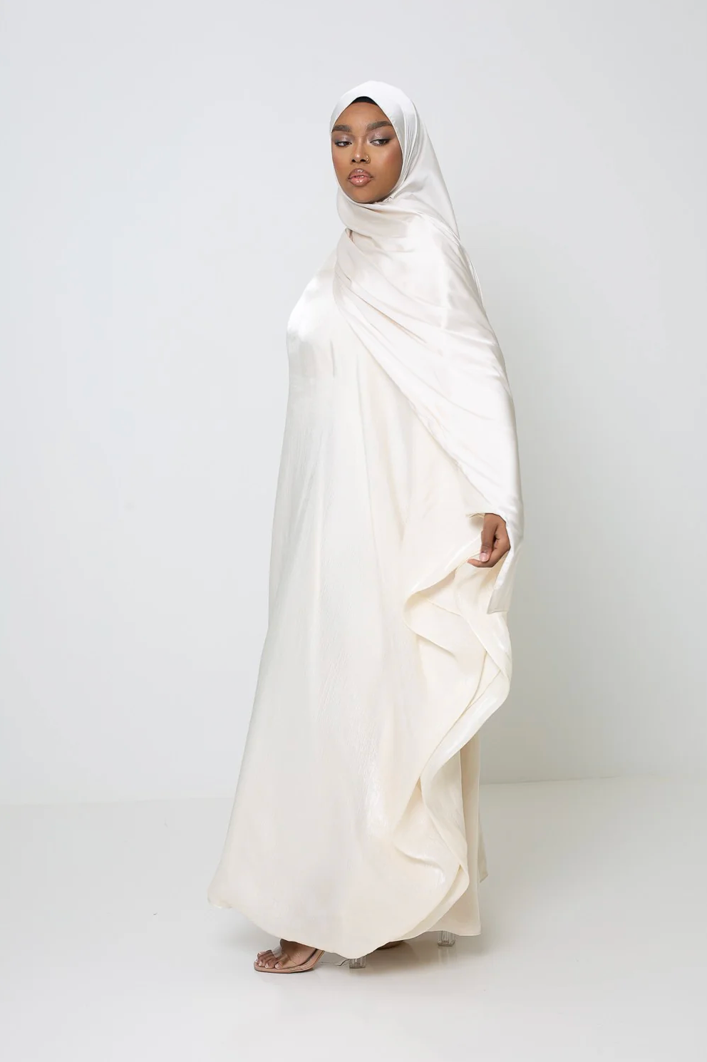Abaya Satine Rym Beige