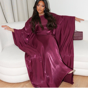Abaya Satine Rym Wine