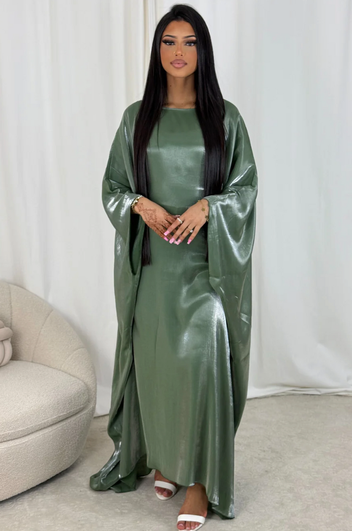 Abaya Satine Rym Green
