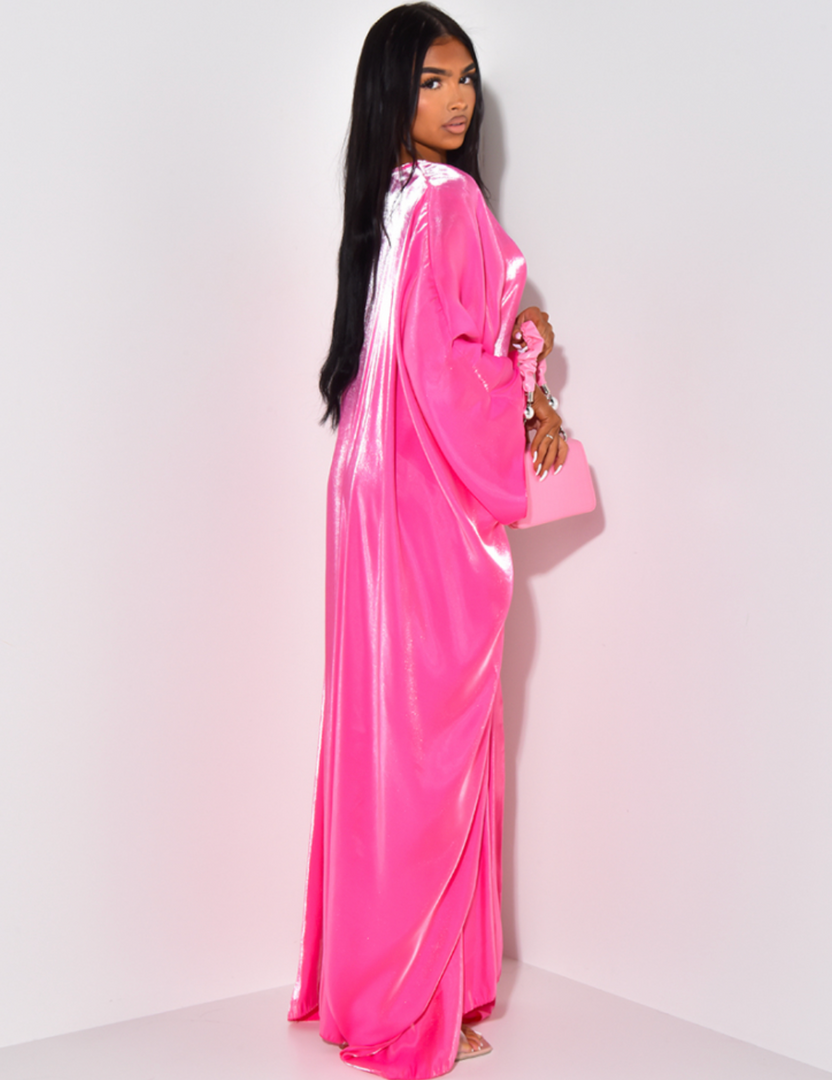 Abaya Satine Rym Pink