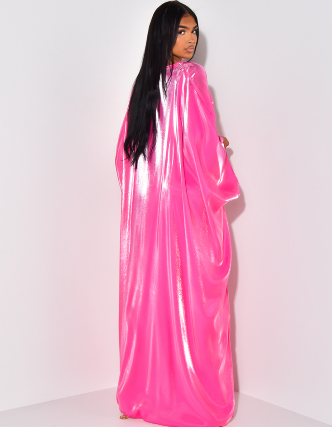Abaya Satine Rym Pink