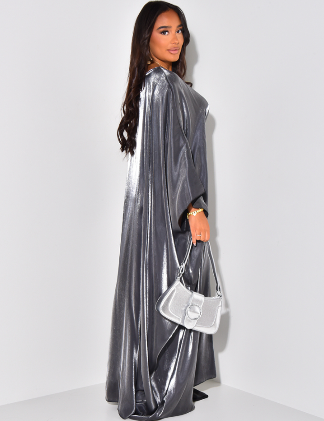 Abaya Satine Rym Grey